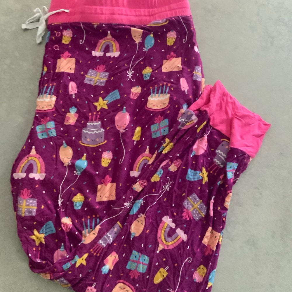 Little Sleepies Purple Birthday Wishes Pajama Pants